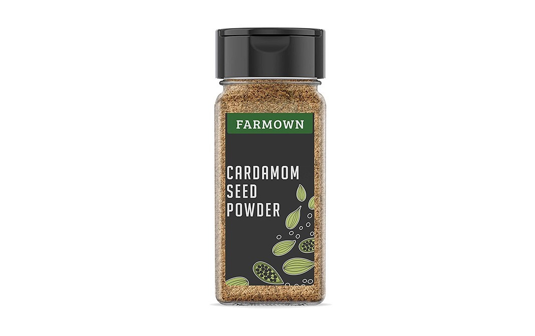 Farmown Cardamom Seed Powder    Plastic Bottle  50 grams